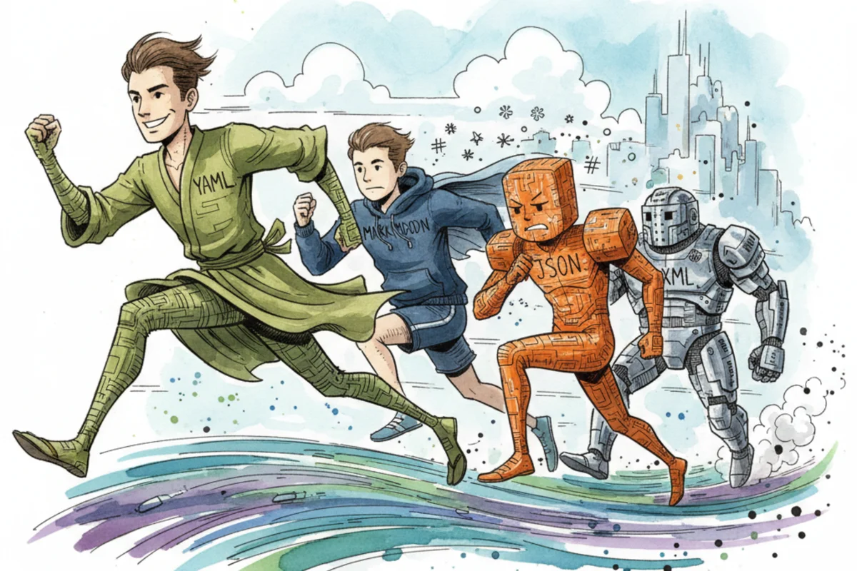 Which Nested Data Format Do LLMs Understand Best? JSON vs. YAML vs. XML vs. Markdown