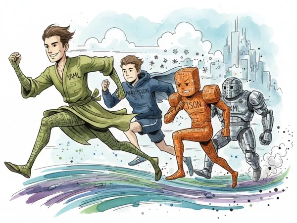 Which Nested Data Format Do LLMs Understand Best? JSON vs. YAML vs. XML vs. Markdown